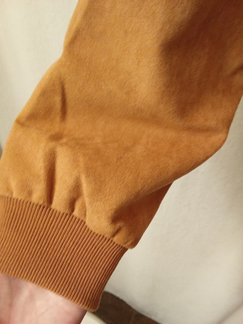 Classic Men's Zip Front Jacket in Camel - Picture 4 of 10